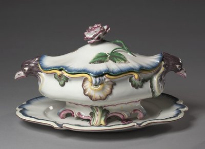 Tureen，由史特拉斯堡工厂制造，约1750年 作者 法语学校