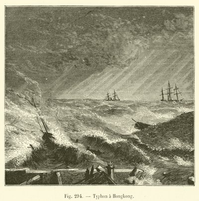Typhon a Hongkong (engraving) 作者 法语学校
