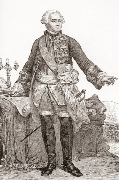 UlrichFrédéricWoldemar，Comte de Lowendal，17001755。德国出生的法国士兵和政治家。来自Les Heures Libres出版于1908年。 作者 法语学校