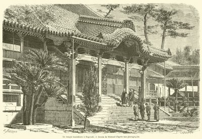 长崎的佛寺（版画） 作者 法语学校