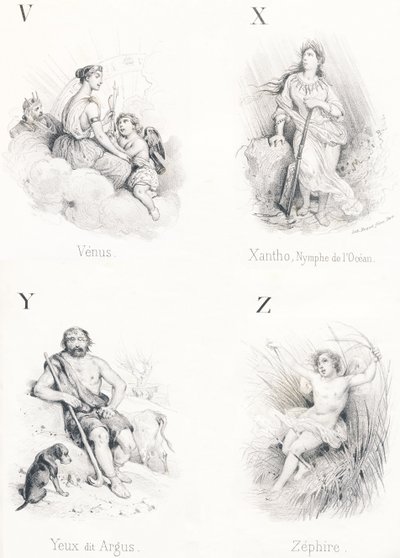 VXYZ：金星，Xantho，眼睛，Zephire 作者 法语学校