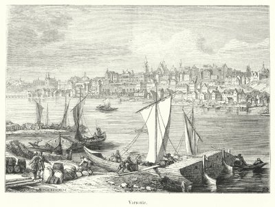 Varsovie (engraving) 作者 法语学校