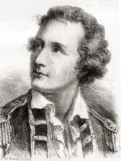来自 Les Merveilles de la Science 的 Vicenzo Lunardi，约 1870 年出版（雕刻） 作者 法语学校