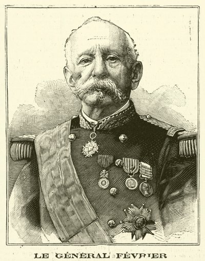 Victor Fevrier，法国将军（雕刻） 作者 法语学校