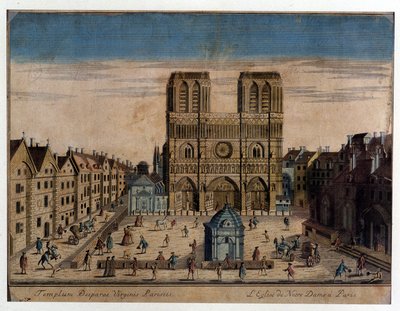 View of Notre Dame in Paris 作者 法语学校