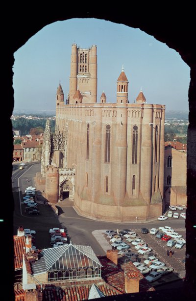Sainte-Cecile大教堂的看法，1277-1392 作者 法语学校