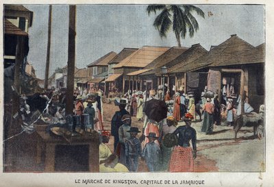 牙买加首都金斯敦的游行景象。"拉克鲁瓦-伊卢斯特里"，2 月 3 日 作者 法语学校