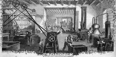 View of the perfumery factory of Delettrez in Neuilly 作者 法语学校