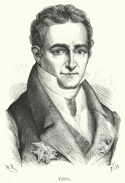 Villele (engraving) 作者 法语学校