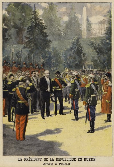 1897年法国总统菲利克斯·福尔访问俄罗斯 作者 法语学校