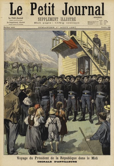 1897年法国总统菲利克斯·福尔访问Midi 作者 法语学校