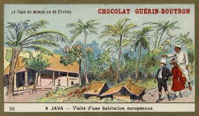 Visit to a European home, Java (chromolitho) 作者 法语学校