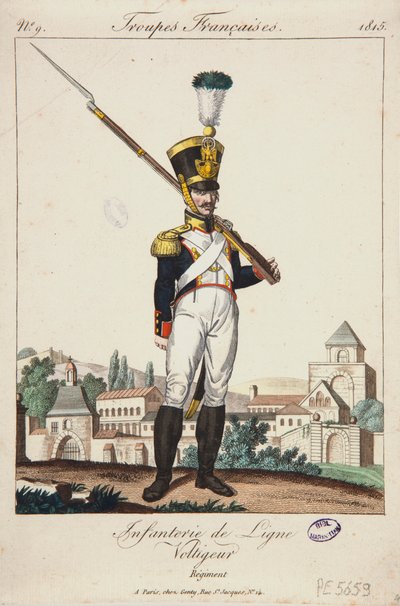 线步兵的Voltigeur，法国军队没有。 9 作者 French School