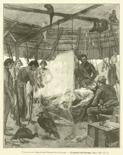 前往圭亚那印度领土（版画） 作者 法语学校