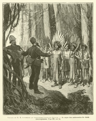 Voyage De M H Coudreau Au Territoire Indien De Guyane (engraving) 作者 法语学校