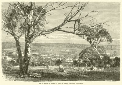 Vue de la vallee de la Yarra（雕刻） 作者 法语学校