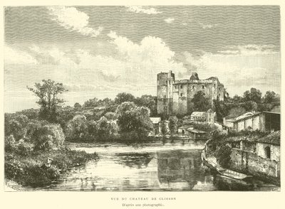 Chateau de Clisson（雕刻）的视图 作者 法语学校