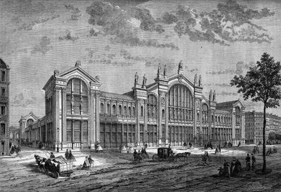 法国建筑师雅克-希托夫（1792-1867）建造的巴黎北站外景。 作者 法语学校