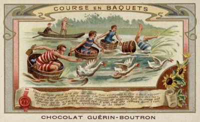 Washtub race (chromolitho) 作者 法语学校