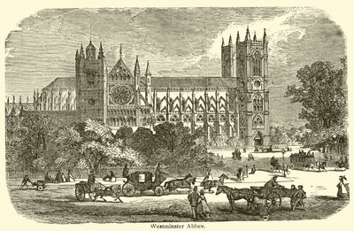 Westminster Abbey (engraving) 作者 法语学校