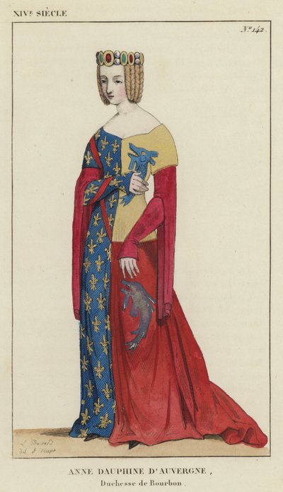 XIV Siecle，Anne Dauphine d