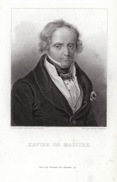 Xavier de Maistre，法国士兵和作家 作者 法语学校