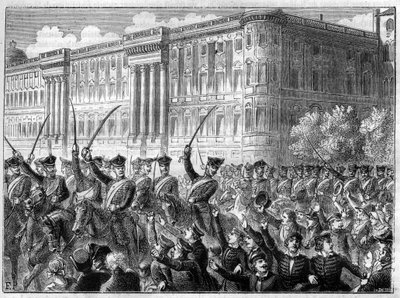 events War of the Fourth Coalition 1806 - 1807 war enthusiasm in Berlin - Fourth Coalition - Great agitation in Berlin - Cree de guerre shoots contre la France - in “Histoire de l