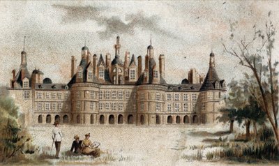 Chambord城堡的景观（Loir et cher）。 作者 法语学校