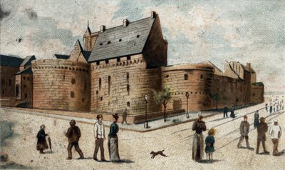 view of the castle of Nantes (lower Loire). 作者 法语学校