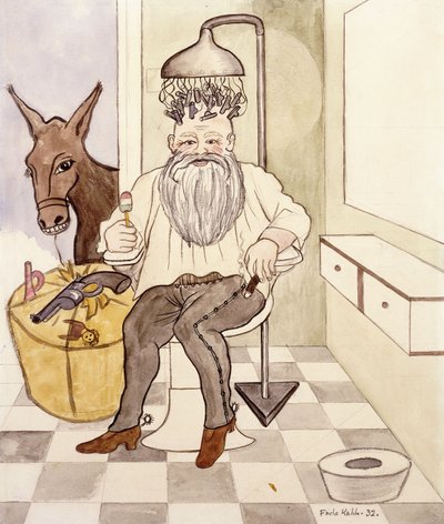 美容店；El Salon de Belleza 作者 弗里达·卡罗