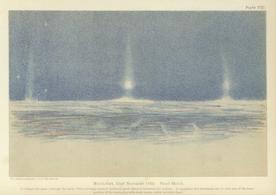月光，1893 年 11 月 22 日，粉彩素描（彩色石版画） 作者 弗里德约夫·南森