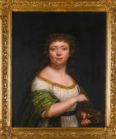 "自画像，21 岁） par Lisiewska, Friederike Julie (1772-1856) 作者 弗里德里克·朱莉·利谢夫斯卡