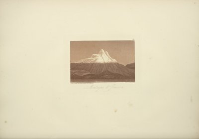 Jlinissa山，Gmelin绘制，Bu Arnold雕刻，插图来自Alexander von Humboldt和Aime Bonpland的《Vues des Cordillères et Monumens des Peuples Indigènes de l