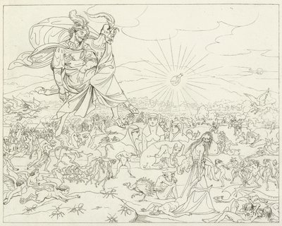 歌德的浮士德的插图 作者 弗里德里希·奥古斯特·莫里茨·雷茨奇