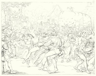 席勒的《冯德格洛克的谎言》或《钟声》的插图（版画） 作者 弗里德里希·奥古斯特·莫里茨·雷茨奇