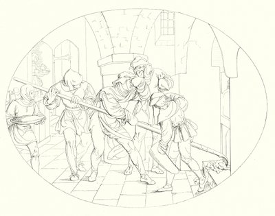 席勒的《冯德格洛克的谎言》或《钟声》的插图（版画） 作者 弗里德里希·奥古斯特·莫里茨·雷茨奇