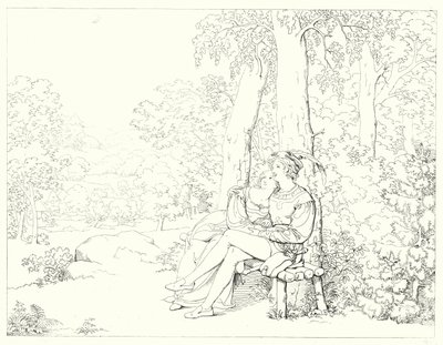 席勒的《冯德格洛克的谎言》或《钟声》的插图（版画） 作者 弗里德里希·奥古斯特·莫里茨·雷茨奇