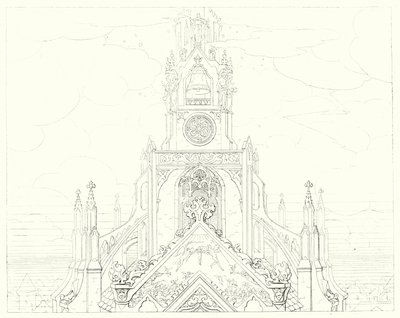 席勒的《钟声之歌》插图（雕刻）。 作者 弗里德里希·奥古斯特·莫里茨·雷茨奇