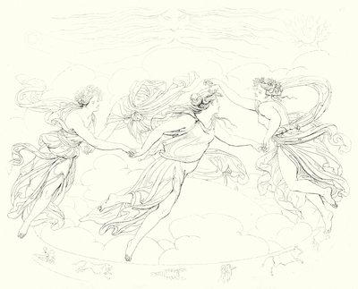 席勒的《冯德格洛克的谎言》或《钟声》的插图（版画） 作者 弗里德里希·奥古斯特·莫里茨·雷茨奇