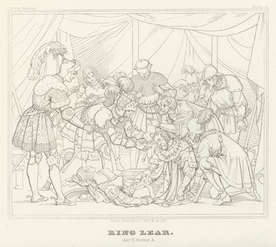 King Lear, Act V, Scene 3 (engraving) 作者 弗里德里希·奥古斯特·莫里茨·雷茨奇