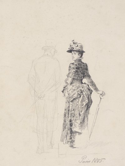 巴黎 1885 年 作者 弗里德里希·奥古斯特·冯·考尔巴赫