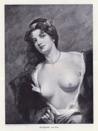 In Fur (engraving) 作者 弗里德里希·乔治·帕佩里茨