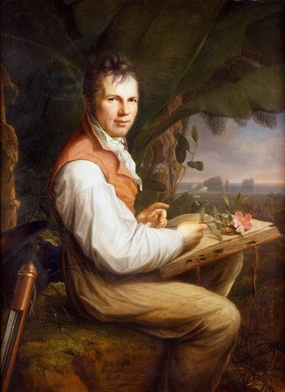 亚历山大·冯·洪堡肖像（1769-1859），1806年。 作者 Friedrich Georg Weitsch
