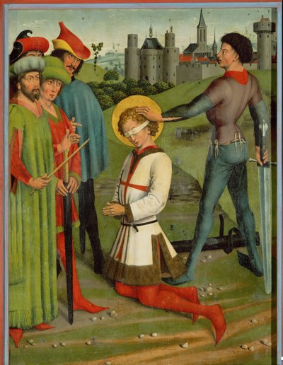 斩首圣乔治（木板油画） 作者 弗里德里希·赫林