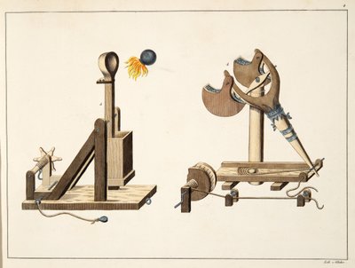 1842年Carl Hoffmann博士出版的Franz Kottenkamp博士发表的“希腊之火”，来自“发展历史与侠义风俗”的版画 作者 弗里德里希·马丁·冯·赖比施