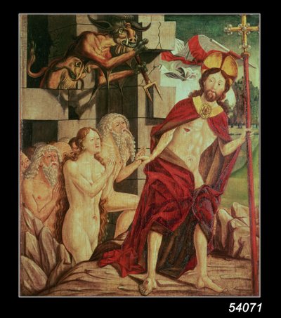 基督在地狱里 作者 弗里德里希·帕彻（Friedrich Pacher）