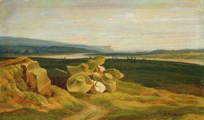 与太阳帽，1825年的风景 作者 弗里德里希·菲利普·莱因霍尔德