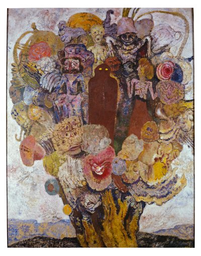 盛开的树（布面油画） 作者 Frits van den Berghe