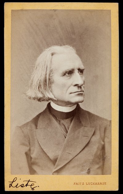 弗朗茨·李斯特的肖像 作者 Fritz Luckhardt