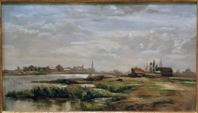 Fritz Wucherer，河道景观 作者 弗里茨·伍彻（Fritz Wucherer）
